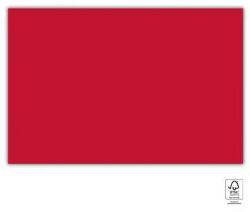 Red Unicolour, Piros papír asztalterítő 120x180 cm FSC (PNN92115)