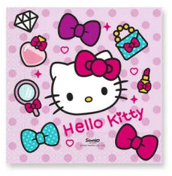 Hello Kitty Fashion szalvéta 20 db-os, 33x33 cm (PNN94701)
