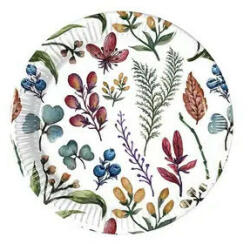 Procos Herbs, Virág papírtányér 8 db-os 20 cm (PNN95202)