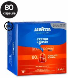 LAVAZZA 80 Capsule Aluminiu Lavazza Crema e Gusto Forte - Compatibile Nespresso