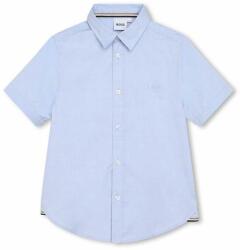 Boss gyerek ing pamutból - kék 138 - answear - 17 385 Ft