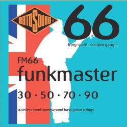 Rotosound FM66 Funk Master 4-húros Acél Basszusgitárhúr