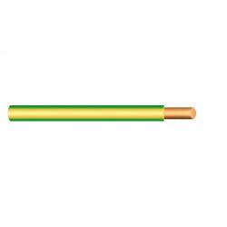 Vezeték V-MCU-H07V-U 1x1, 5mm2 Zöld sárga 100m/tekercs