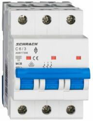 Schrack AM617363 Kismegszakító AMPARO 6kA, C 63A, 3 pólusú
