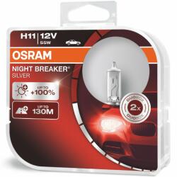 OSRAM NIGHT BREAKER SILVER H11 55W 12V 2x (64211NBS-HCB)