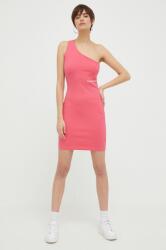 Calvin Klein ruha rózsaszín, mini, testhezálló - rózsaszín S - answear - 19 990 Ft