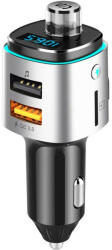HiGi HiGi® - BC42 szivargyújtóba dugható FM transzmitter & autós USB-s gyorstöltő