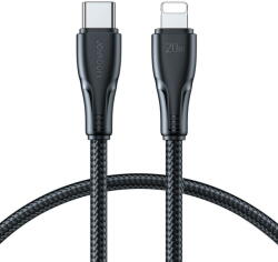 JOYROOM USB C - Lightning 20W Surpass Series cable for fast charging and data transfer 0.25 m black (S-CL020A11) - vexio