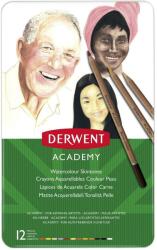 Derwent Creioane acuarela DERWENT Academy, tonurile pielii, 12 buc/set, diverse culori (DW-2300386)