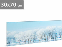 Family Pound Tablou decorativ cu LED - 70 x 30 cm - peisaj de iarna (MCT-GBZ-58480A)