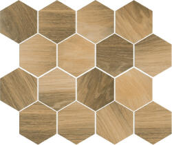 Paradyz Classica Ideal Uniwersalna Prasowana Wood Natural Mix 22x25, 5 Mozaik - furdoszobakiraly