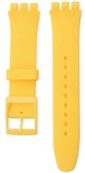 Ricardo Curea unisex galbenă din silicon pentru ceas Swatch 17mm