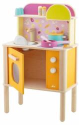Swisspro-Sevi Sevi: Bucătărie de jucărie din lemn - 16 piese (TUE57000) Bucatarie copii