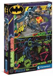 Clementoni Puzzle Clementoni Batman Glowing, 104 piese (N00027175_001w) Puzzle