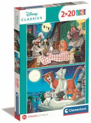 Clementoni Puzzle Clementoni Disney Animals Friends, 2 x 20 piese (S01024764_001w)