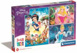 Clementoni Puzzle Clementoni Disney Princess, 3 x 48 piese (S00025211_001w)