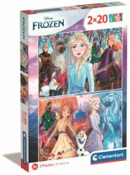 Clementoni Puzzle Clementoni Disney Frozen, 2 x 20 piese (S01024759_001w)