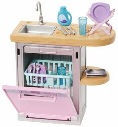 Mattel Set mobilier de bucatarie pentru papusi, Barbie, HJV34