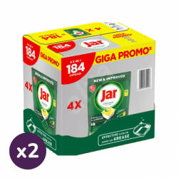 Jar INGYENES SZÁLLÍTÁS - Jar Lemon Original All in One mosogatókapszula (2x184 db)