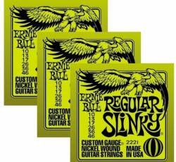 Ernie Ball 3221 Regular Slinky 3-Pack Corzi chitare electrice (P03221)