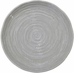 Made in Japan Farfurie pentru cină WHITE SPIRAL MIJ 29, 5 cm, alb