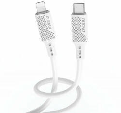 Dudao L6S USB-C kábel Lightning PD 20W-hoz, 1m (fehér) (L6S-1m) - kulsoaksi