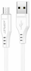 ACEFAST C3-09 Micro USB kábel USB-A-ra, 1.2m, 60W (fehér) (C3-09-white) - kulsoaksi