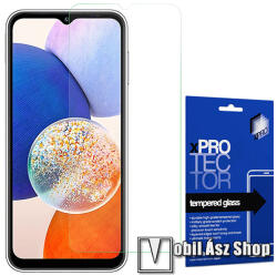 XPRO Samsung Galaxy A14 4G (SM-A145), Galaxy A14 5G (SM-A146), Xpro üvegfólia, 0, 33mm vékony, 9H, Sík részre