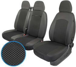 Atra Ford Transit Custom (2+1) ( 2012 - ) - T06 minta - méretpontos üléshuzat - egyedi üléshuzat (S-FO-CU_01_T06)