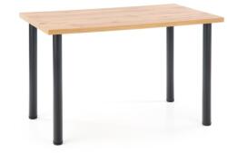 Modex-2 étkezőasztal 68x120 cm (fekete votan) bútorlapos