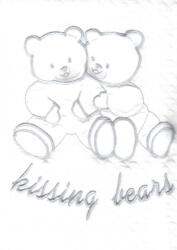  Trimex pamut babapléd - fehér macikák