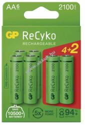 GP Batteries ReCyko NiMH akku HR6 (AA) 2100mAh 6db