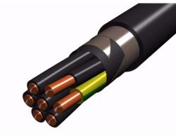 Prysmian E-YY-JZ 7x 1, 5 mm2 RE (0, 6/1kV) (drum), Réz földkábel, tömör erű (20212170) (KB100120500)