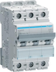 Hager Kismegszakító 3P, D-20A, 10kA, 3M (NDN320) (NDN320)