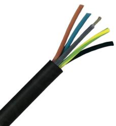 Prysmian H05RR-F 5G 1, 5 mm2 BK 100 m, (300/500V) Gumikábel kis mechanikai igénybevételre (20222135) (KB100130600)