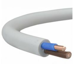 Prysmian AT-N05VV-U 2x 1, 5 mm2 RE (drum) YM-O, MBCu, Tömör rézvezetőjű, PVC tömlővezeték, beltéri, szürke (20209847) (KB100103900)