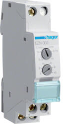 Hager Időrelé, bekapcsolást törlő, 1 váltó, 10A-230V AC, 12-48V DC, 24-230V AC (EZN003) (EZN003)