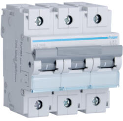 Hager Kismegszakító 3P, B-100A, 10kA, 4, 5M (HLE390S) (HLE390S)