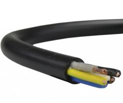 Prysmian H05VV-F 5G 1, 5 fekete (ring), MT 5x1, 5 (300/500V) hajlékony tömlővezeték (20210602) (KB100143100)