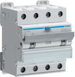 Hager Áramvédős kismegszakító 3P+N, C-40A, 30mA, 6kA, A (ADM490C) (ADM490C)