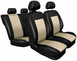 Lancia THEMA Auto-dekor univerzális üléshuzat Comfort eco bőr szett fekete választható színekben (AD-573-LANTHEM)