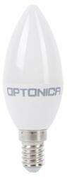 OPTONICA Bec LED Flacara E14 C37 3.7 W Alb Cald (1424)