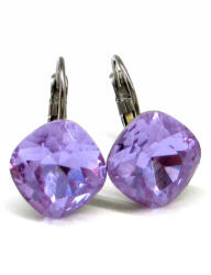 PÁRNA NAGY PÁRNA kapcsos fülbevaló - 12 mm (violet) (2023033004)