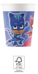 Procos PJ Masks, Pizsihősök papír pohár 8 db-os 200 ml FSC (PNN93476)