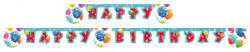 Sparkling Balloons, Lufis Happy Birthday felirat 200 cm (PNN88155)