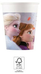 Procos Disney Frozen II Leaf, Jégvarázs papír pohár 8 db-os 200 ml FSC (PNN93465)