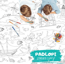 Hellomywall Tengeri világ Padlopi letörölhető színező (PD-0163)