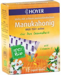 Hoyer Miere de Manuka MGO 150+ cu Vitamina C Ecologica/Bio 12dz