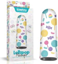 Orion Lollipop Massager - Vibrator Glonț Reîncărcabil cu 10 Funcții, 8, 5 cm Vibrator