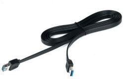 ORICO Cablu prelungitor 2m USB 3.0 type A extension cable black flat Orico (CYU3-20BF) - habo